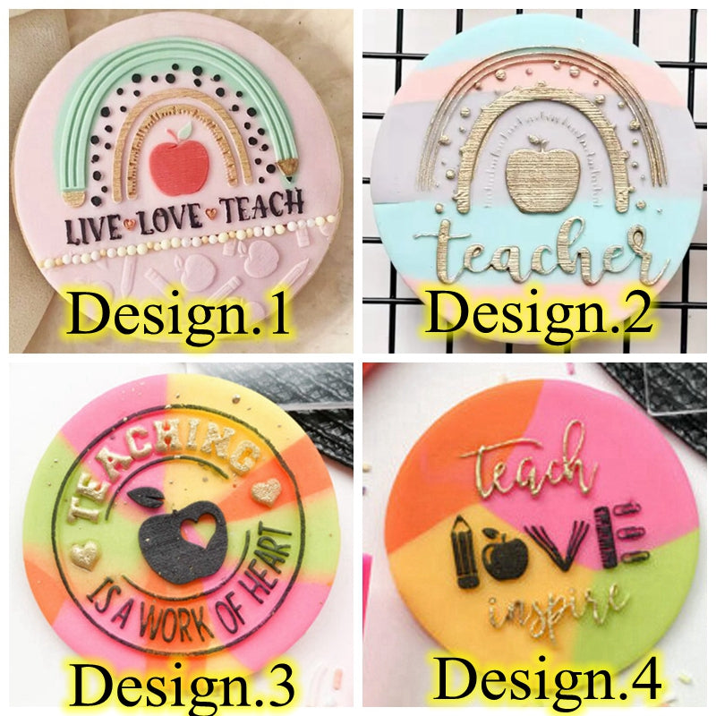 Teacher Cookie Stamp, Appreciation Gift, End of Term Treats, Xmas Gift