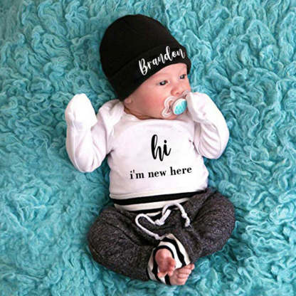 Personalized Newborn Outfit Baby Boy Outfits