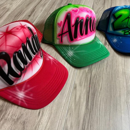 Personalized Trucker Hat Custom Any Name Summer Party Favor Hat