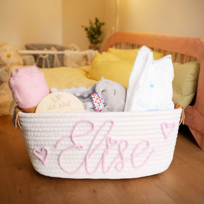 Custom Baby basket Baby Shower Gift Basket