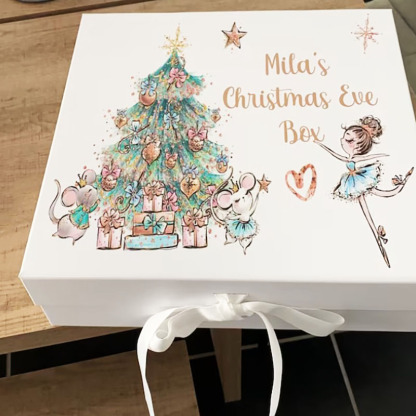 Beautiful Christmas Eve Box with Ribbon Tie Christmas Eve Gift