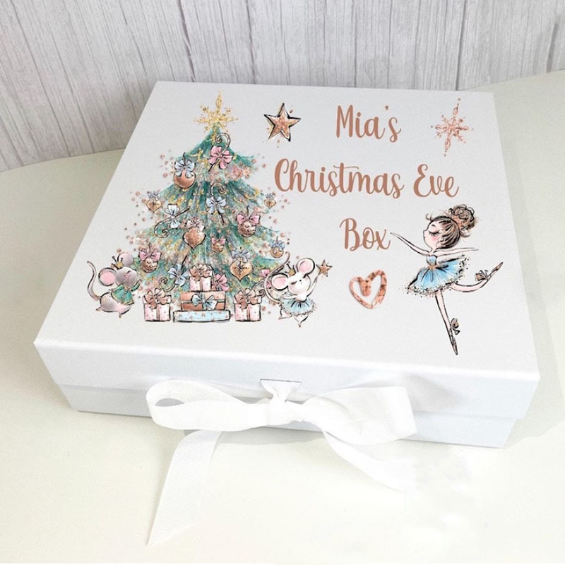 Beautiful Christmas Eve Box with Ribbon Tie Christmas Eve Gift