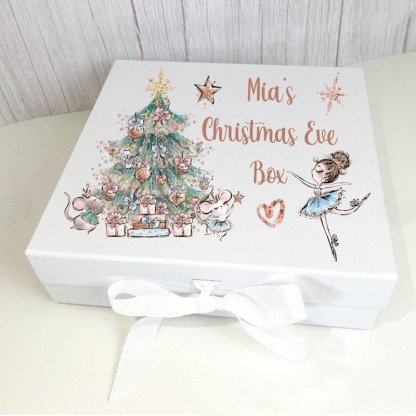 Beautiful Christmas Eve Box with Ribbon Tie Christmas Eve Gift