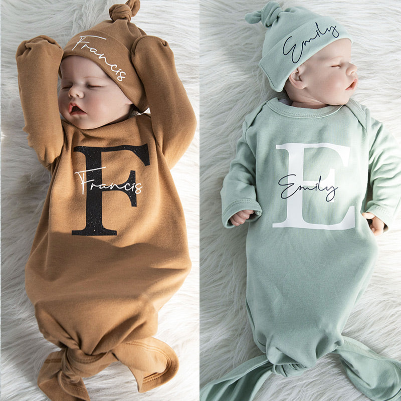Personalized Hospital Gown Coming Home Outfit