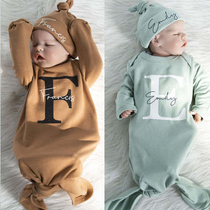 Personalized Hospital Gown Coming Home Outfit