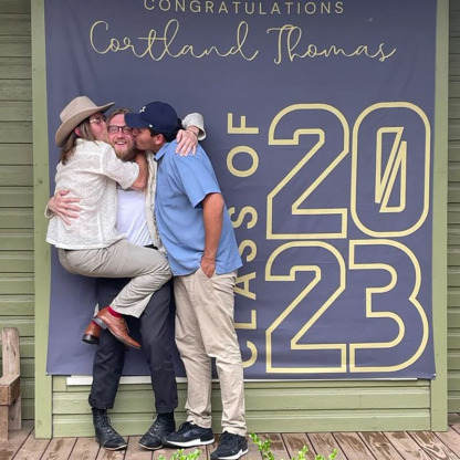 Class of 2024 Custom Graduation Party Backdrop Grad School Colors Banner