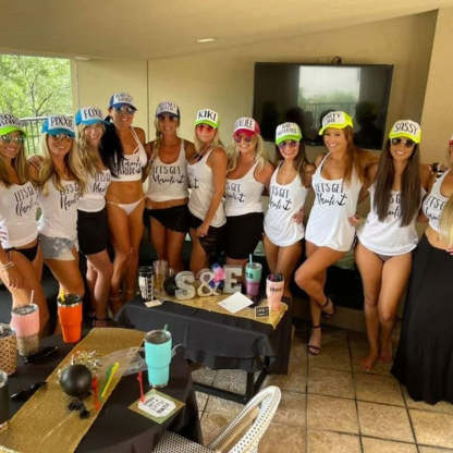 NEON PARTY HATS Beach Vacation/ Summer Party Hats