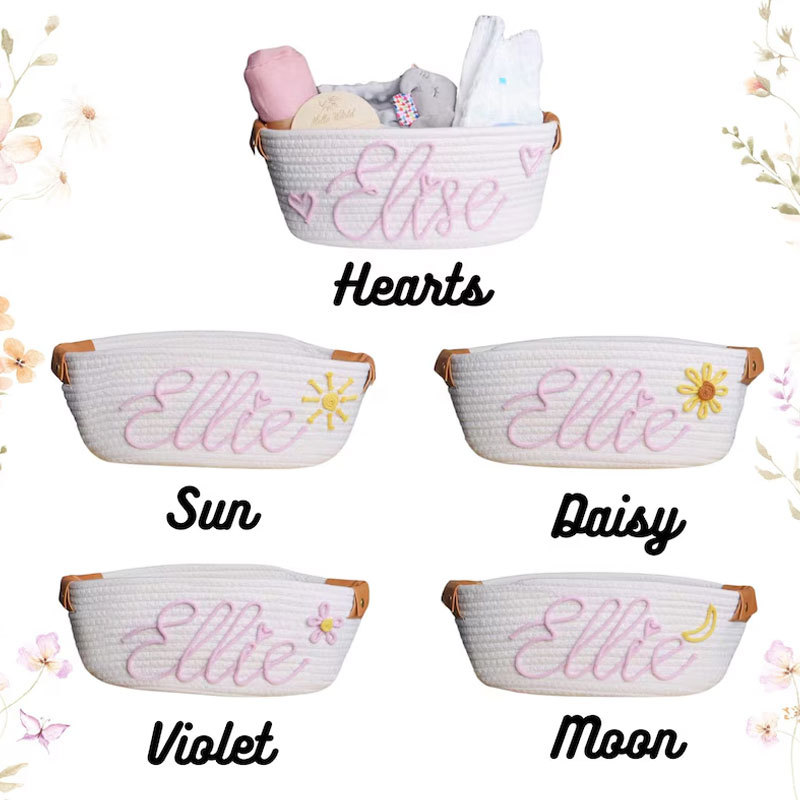 Custom Baby basket Baby Shower Gift Basket