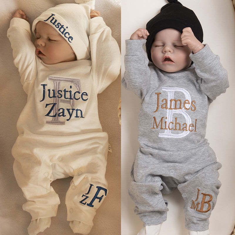 Personalized Sleeper Baby Coming Home Outfit
