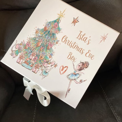 Beautiful Christmas Eve Box with Ribbon Tie Christmas Eve Gift