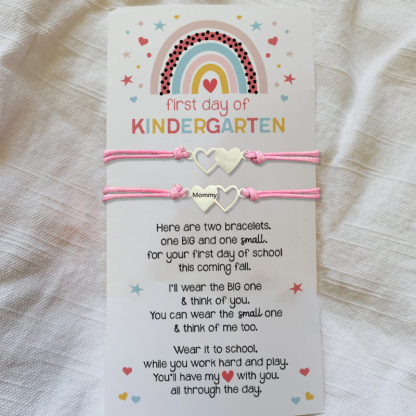 Back to School Mommy and kids Matching Bracelets
