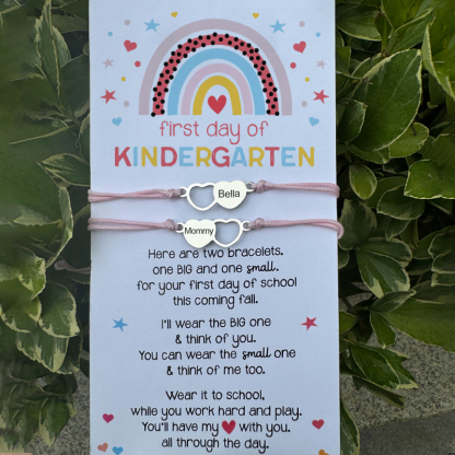 Back to School Mommy and kids Matching Bracelets