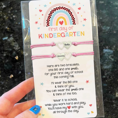 Back to School Mommy and kids Matching Bracelets