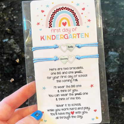 Back to School Mommy and kids Matching Bracelets