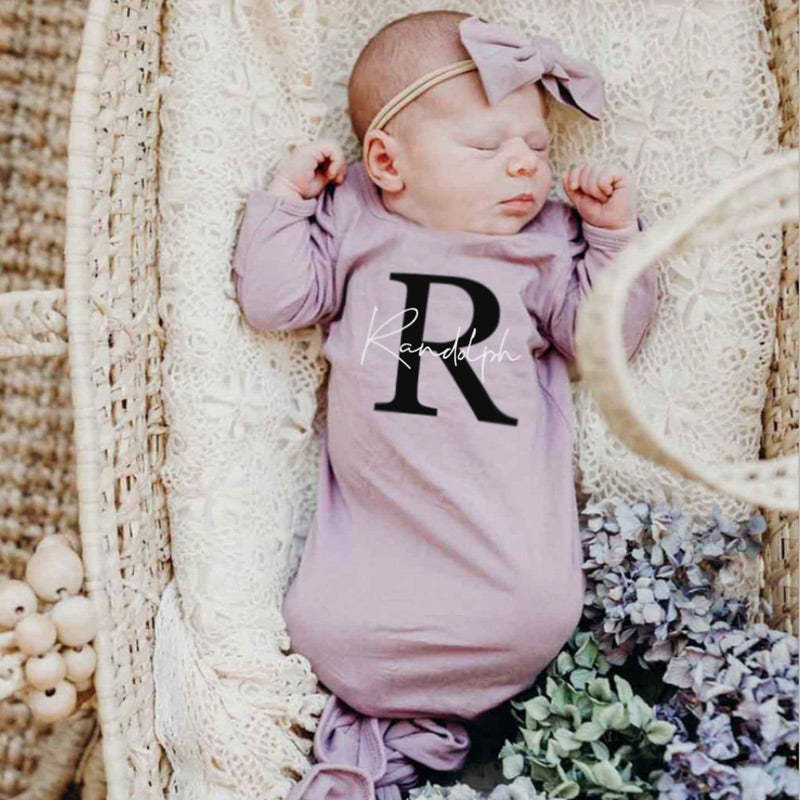Personalized Hospital Gown Coming Home Outfit