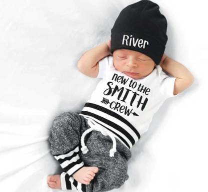 Personalized New to the Crew Outfit 3PCS Set