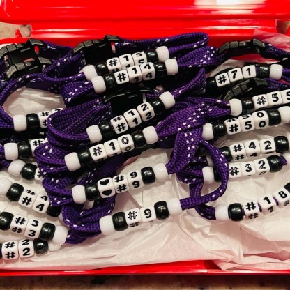 Custom Ice Hockey Skate Lace Bracelets Gift For Hockey Team Hockey Lover