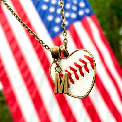 Baseball/Softball Necklace w/Seams/Laces Jewelry