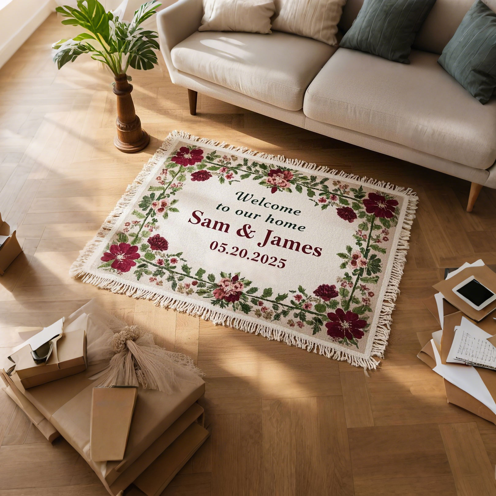 Ideal Gift for Modern Home Chic Living Room Rug Trendy  Design