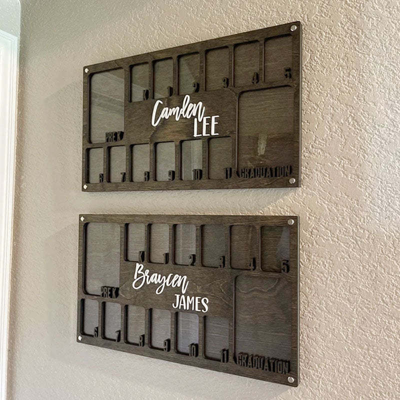 Pre K to Graduation School Picture Frame | Grade School Photo Frame