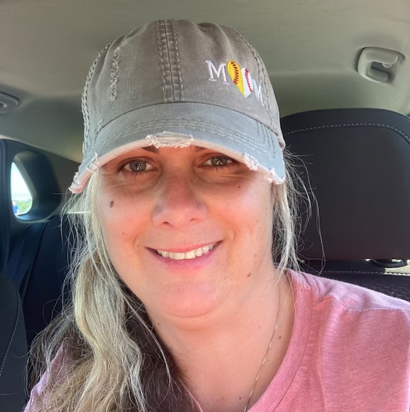 Sport Mom Baseball Cap, Embroidered Sport Heart Hat