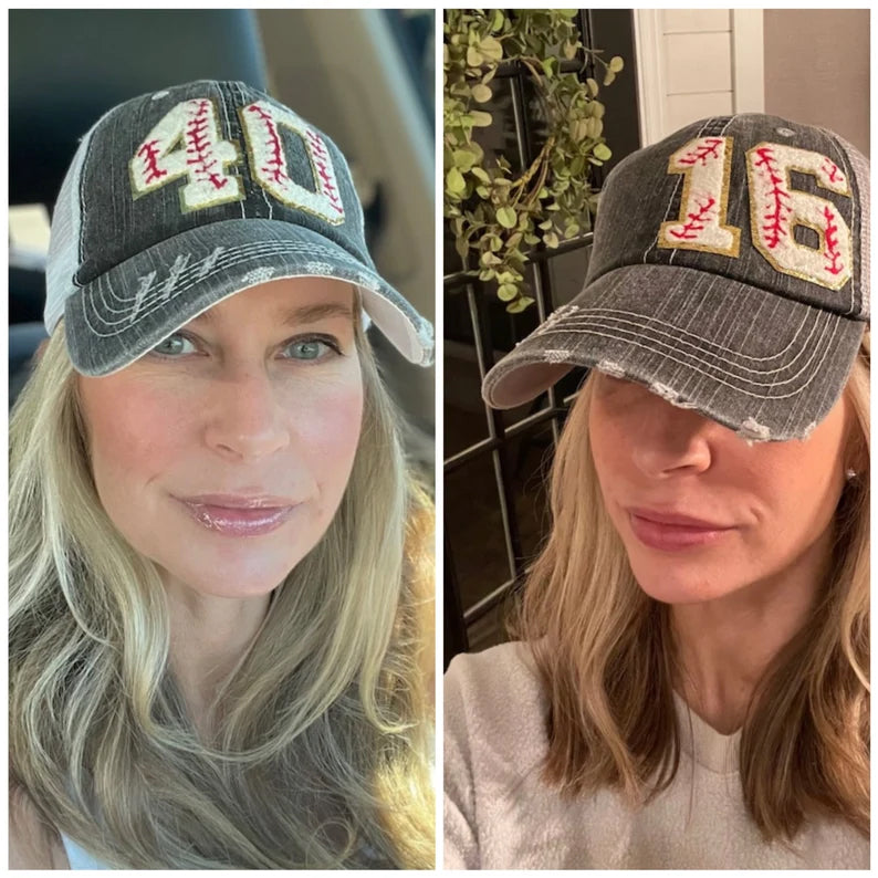 Personalized Chenille Patch Baseball/Softball Caps