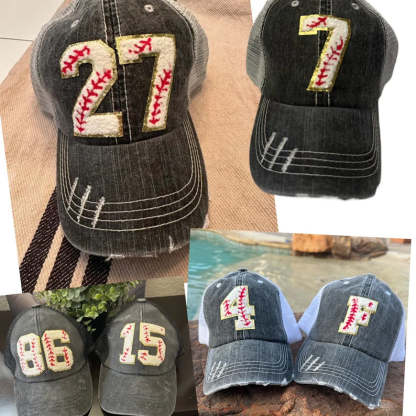Personalized Chenille Patch Baseball/Softball Caps