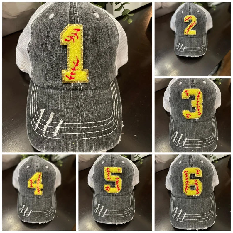 Personalized Chenille Patch Baseball/Softball Caps