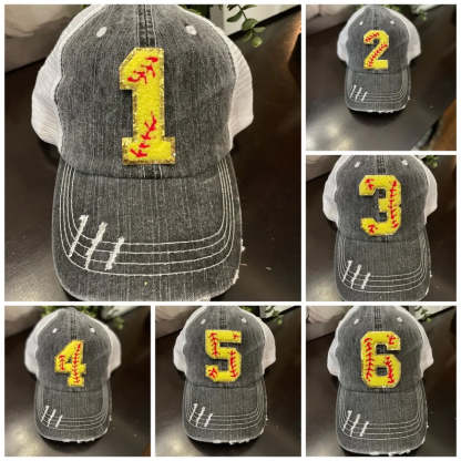 Personalized Chenille Patch Baseball/Softball Caps