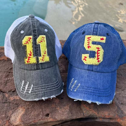 Personalized Chenille Patch Baseball/Softball Caps