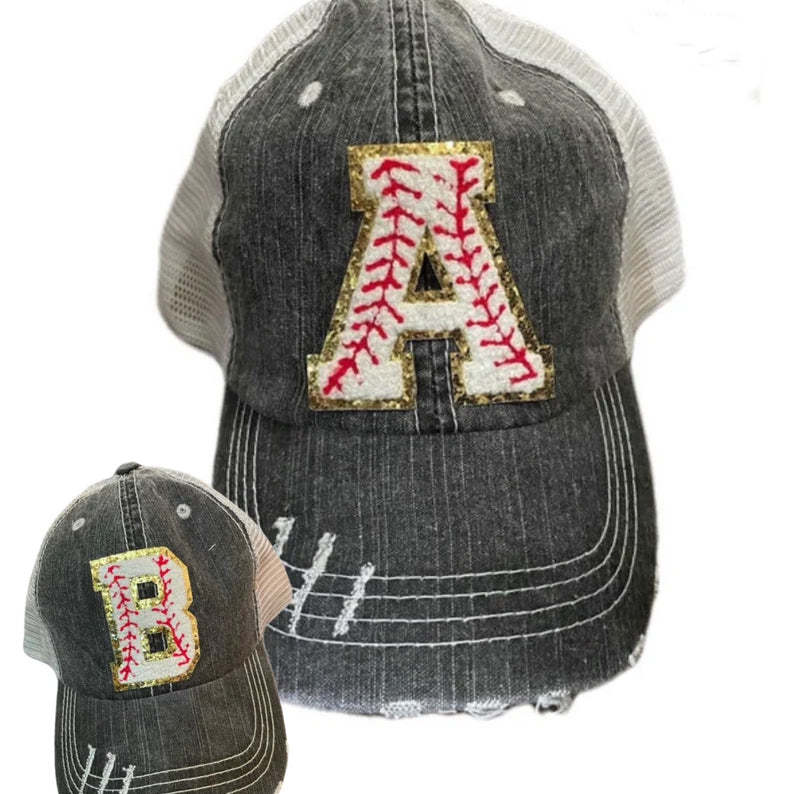 Personalized Chenille Patch Baseball/Softball Caps