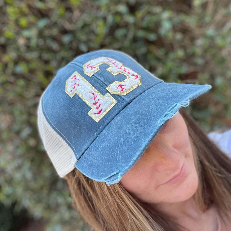 Personalized Chenille Patch Baseball/Softball Caps