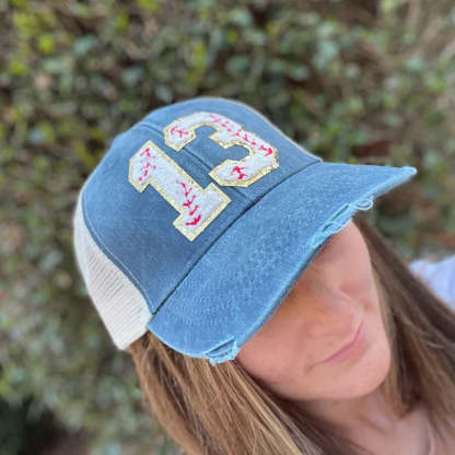 Personalized Chenille Patch Baseball/Softball Caps