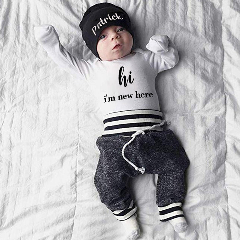 Personalized Newborn Outfit Baby Boy Outfits