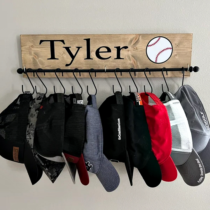 22 inch hat stand storage rack baseball basketball football rugby
