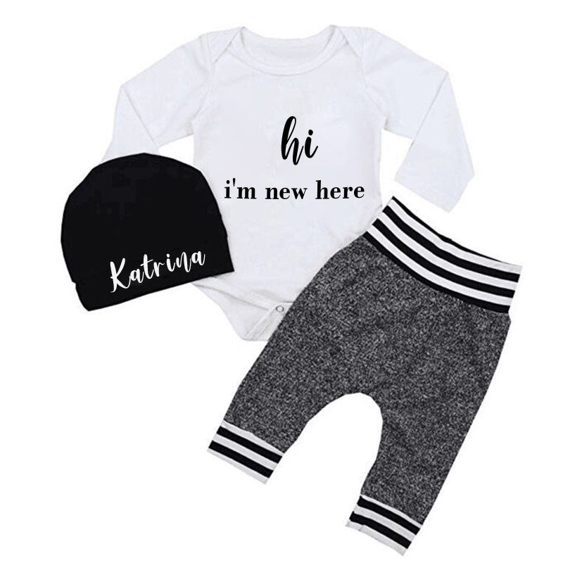 Personalized Newborn Outfit Baby Boy Outfits