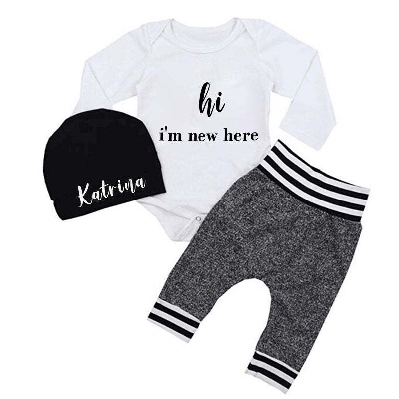 Personalized Newborn Outfit Baby Boy Outfits