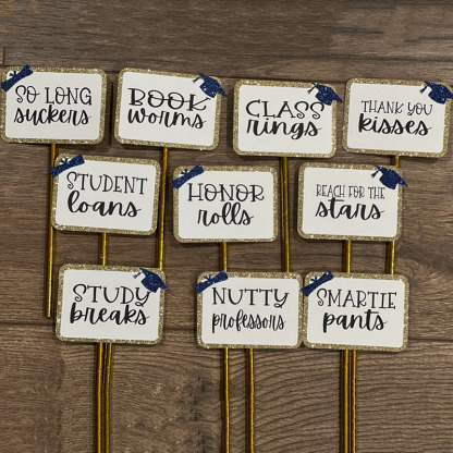 Candy Buffet Sign - Graduation Candy Bar -Graduation Party Favors