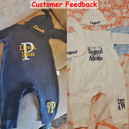 Personalized Sleeper Baby Coming Home Outfit