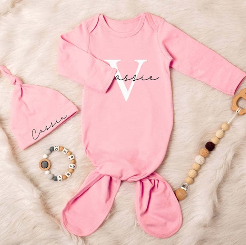 Personalized Hospital Gown Coming Home Outfit