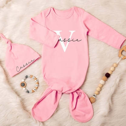 Personalized Hospital Gown Coming Home Outfit