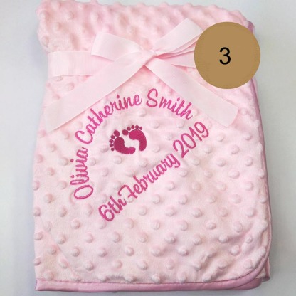 Personalized Soft and Fluffy Baby Blanket