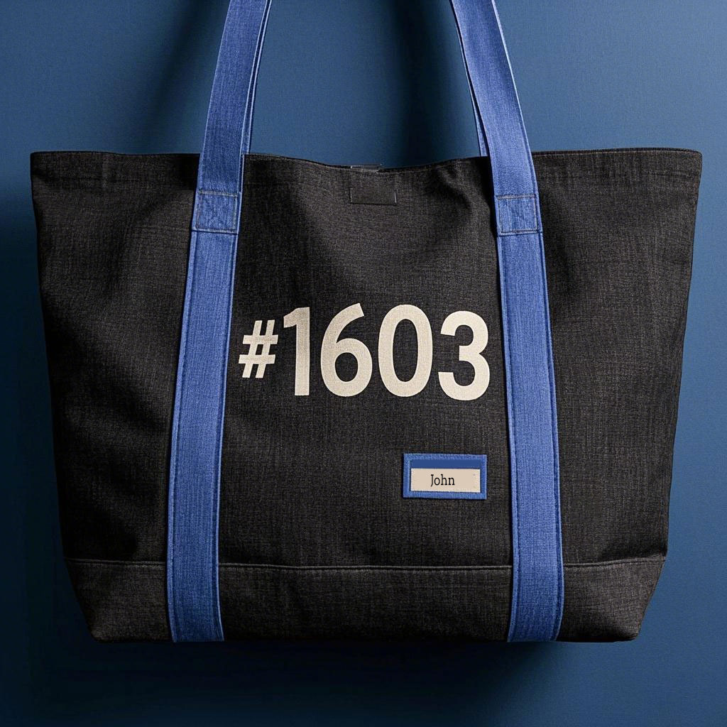 Personalized Police Wife Waterproof Casual Tote Bag