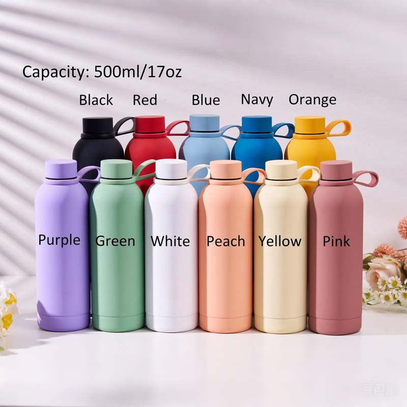 Personalized Birth Flower Tumbler Engraved Water Bottle Travel Water Bottle