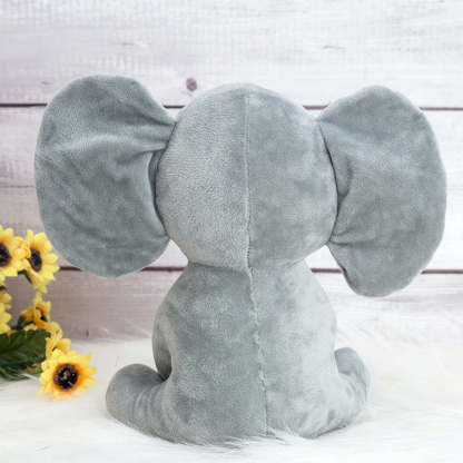 Personalized Christmas Elephant, Merry Christmas Stuffed Animal, My 1st Xmas Gift Elephant-BabyXmas