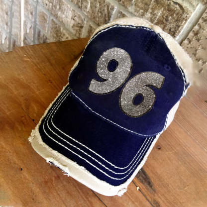 Customized Sport Mom Cap, Choose your #, Baseball Bling