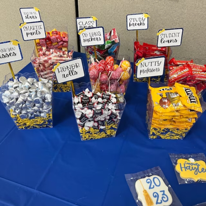 Candy Buffet Sign - Graduation Candy Bar -Graduation Party Favors