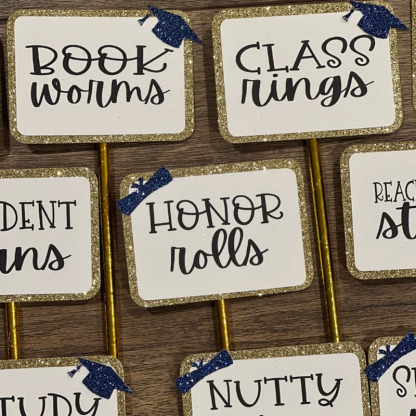 Candy Buffet Sign - Graduation Candy Bar -Graduation Party Favors