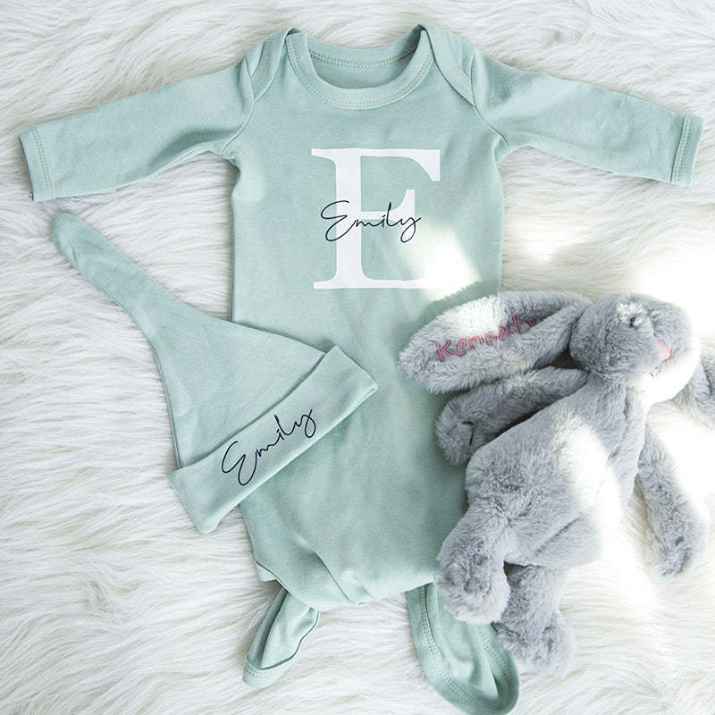 Personalized Hospital Gown Coming Home Outfit