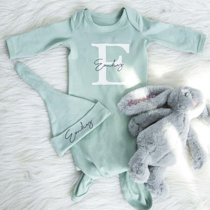Personalized Hospital Gown Coming Home Outfit